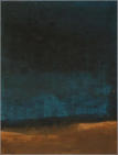Zyclus Innenraum 21, 2007, 80 x 100 cm, Acrylfarbe und Früchter Schiefer auf Leinwand